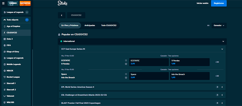 Apostas na Stake.com Apostas na Stake.com