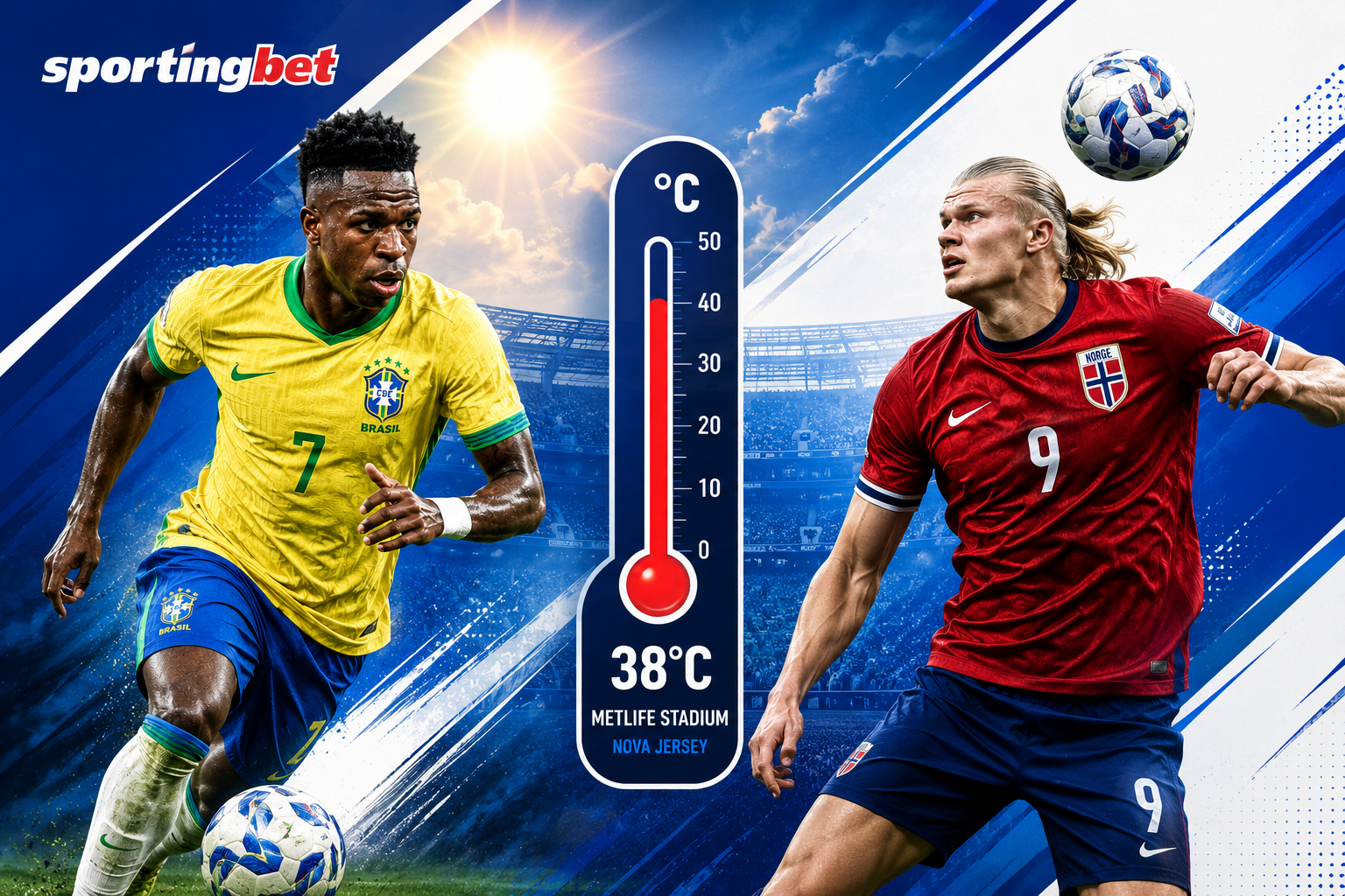 O preço da vaga nas oitavas: O palpite estratégico para Brasil x Noruega com as linhas da Sportingbet